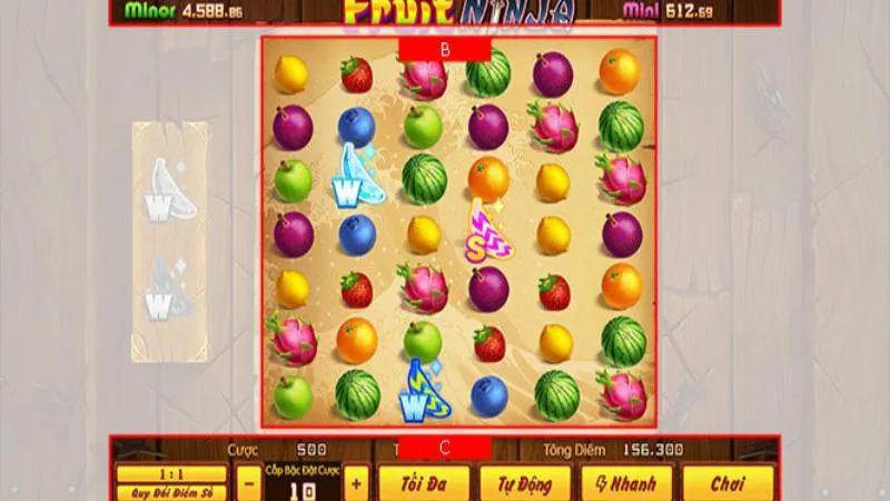 Trò chơi Fruit Ninja tại game slot BBIN